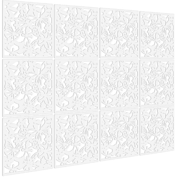 DIY Hanging Room Divider PVC 12 PCS Panels Screen - Picture 4 of 8